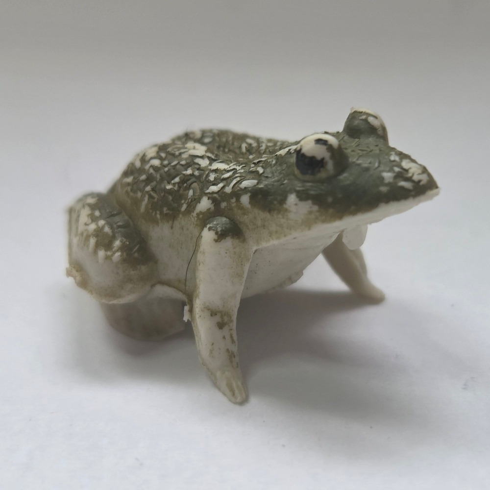 Rae Frog Rubber‎ Squeak Toy OS Green Fair 1972 Hong Kong Figure